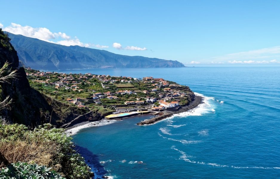 The beautiful Madeira is one of the warmest places in Europe in January