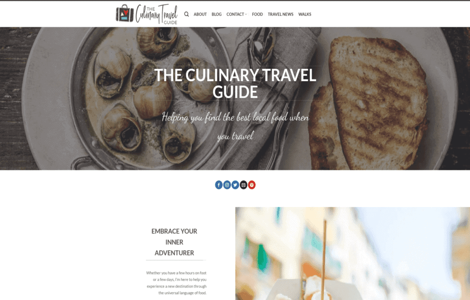 food travel blogs