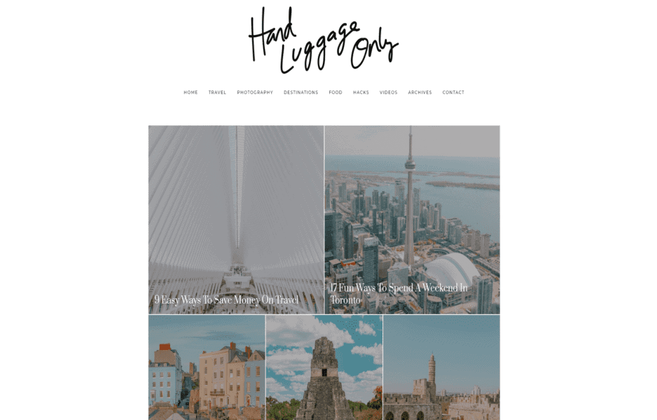 travel experience blog