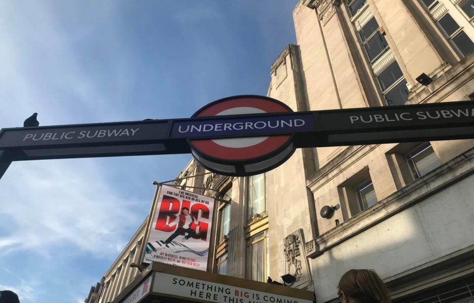 The London Underground Sign