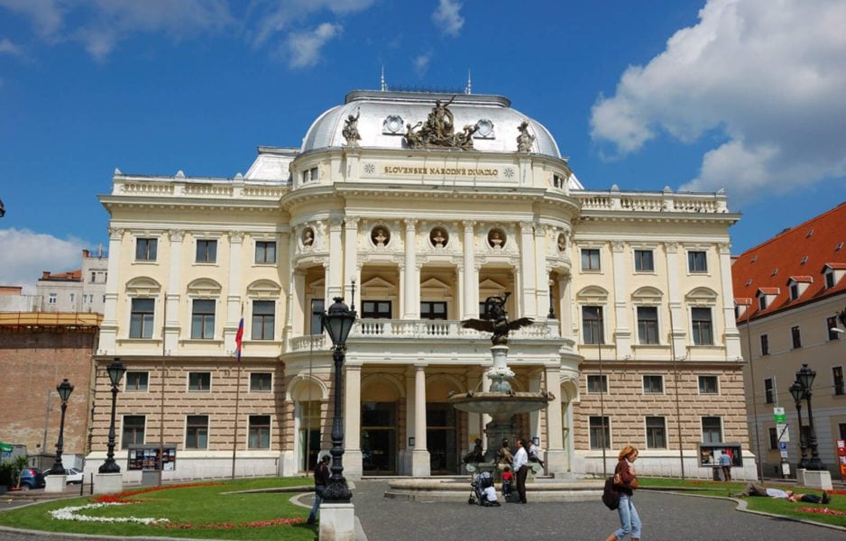 the slovak national theatre is a great thing to see in one day in bratislava