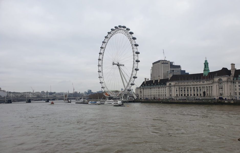 River Cruise on the Thames in London at Christmas
