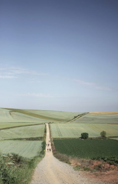 Famous hiking trail in Spain, Camino de Santiago