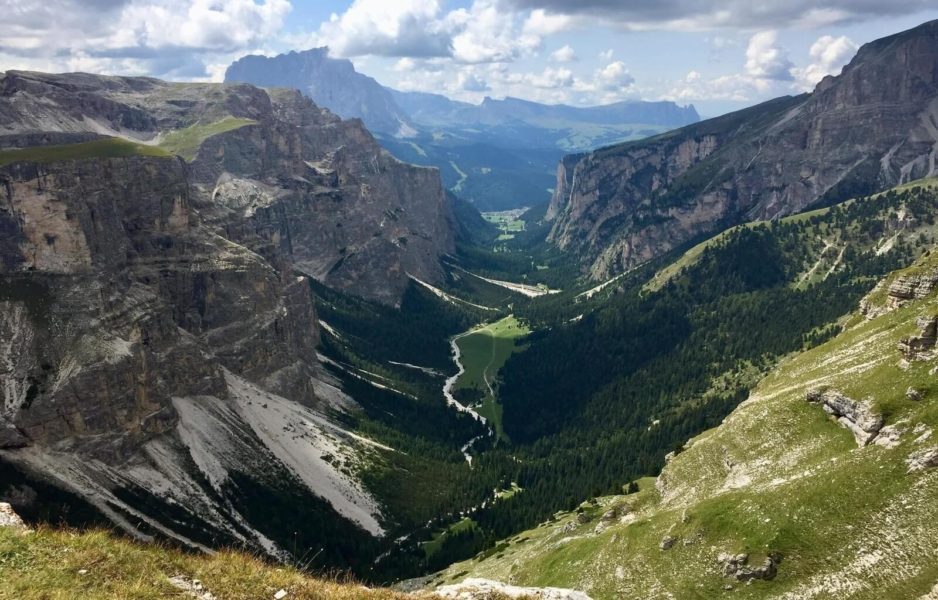 Beautiful valley scenery from one of the best Europe hikes