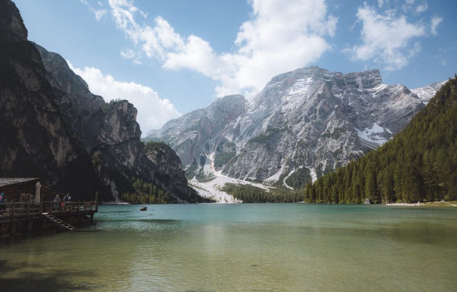 the best hiking trails in Italy includes the Croda del Becco in the Dolomites