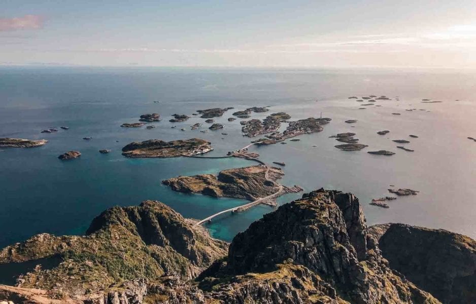 The Festvagtind Hike is one of the best places for hiking in Norway