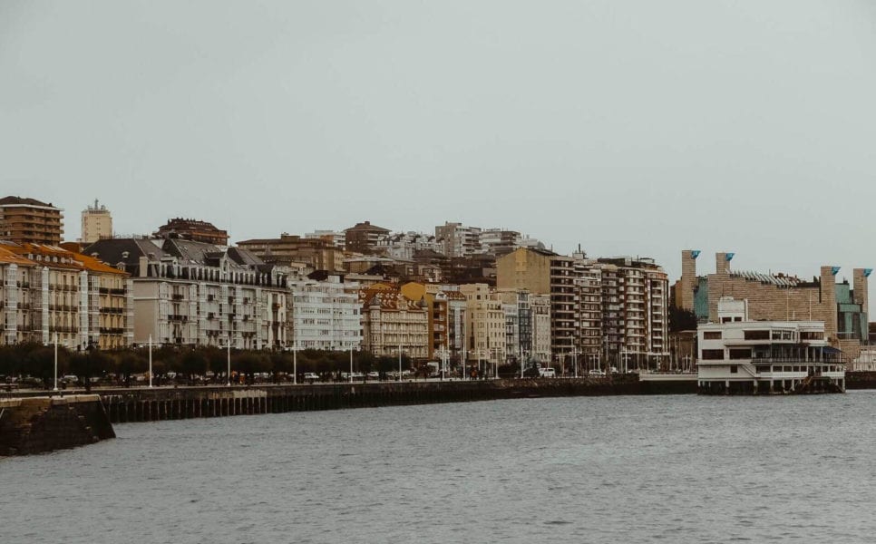 Moody vibes over the city of Santander - one of the most beautiful cities in Spain