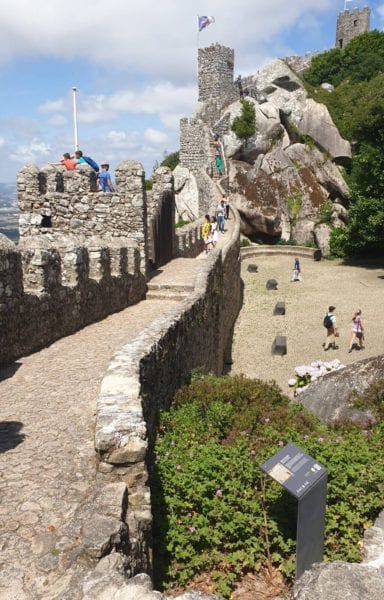Castle of teh moors is a great place to visit on a Sintra day trip