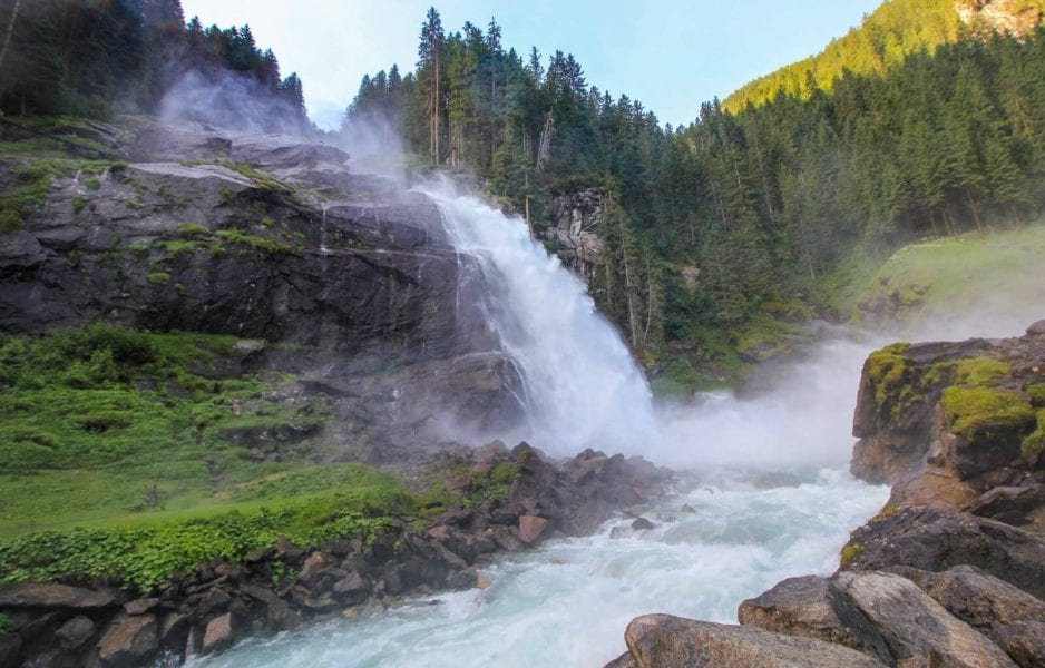 Krimml waterfalls - a beautoful austria hiking trail