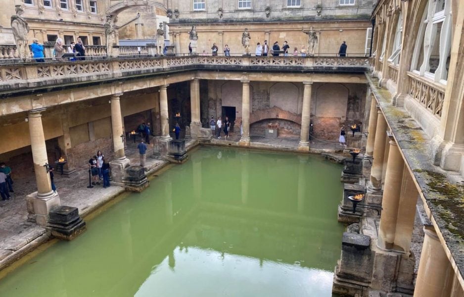The Roman Baths in Bath, England