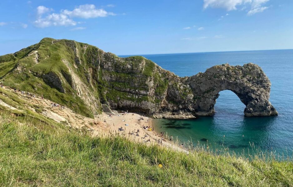 Durdle door coastal walk england