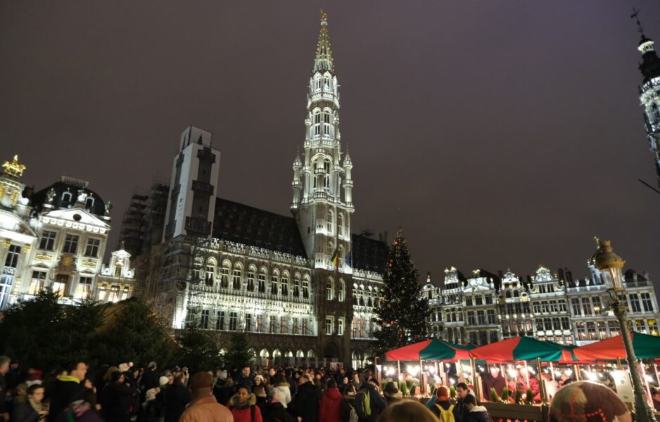 Brussels at Christmas - one of the best places to spend Christmas in Europe