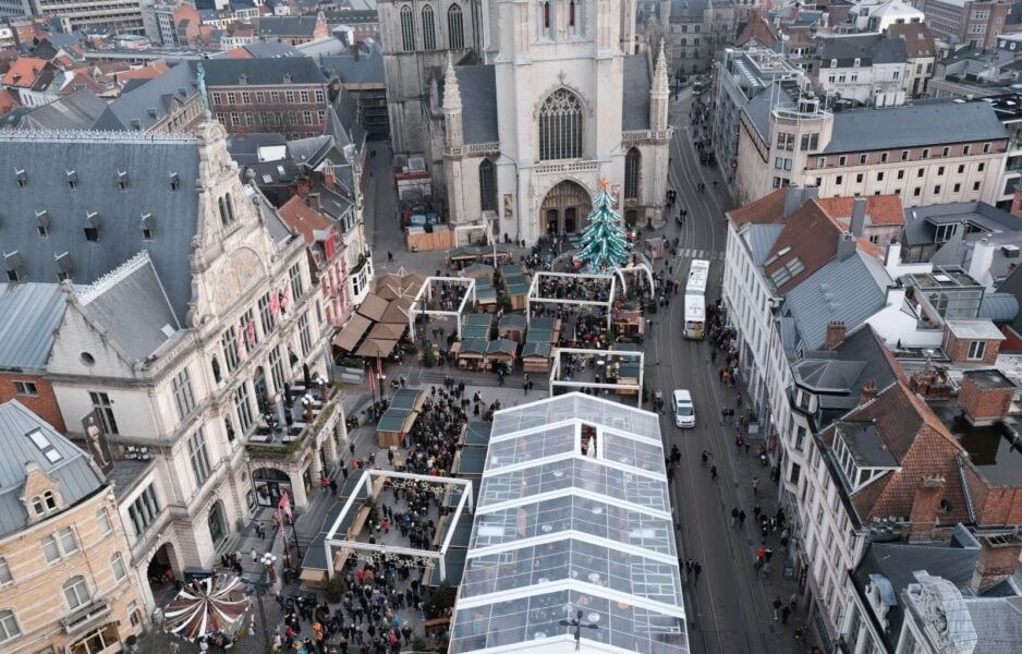Brussels Christmas market views