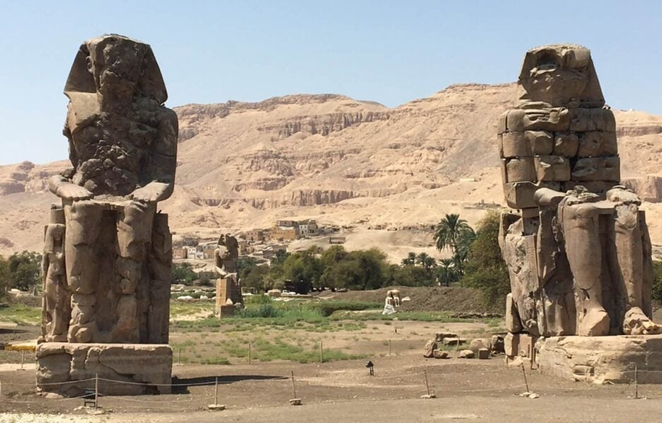 Colossi of Memnon is one of the best things to do in Luxor