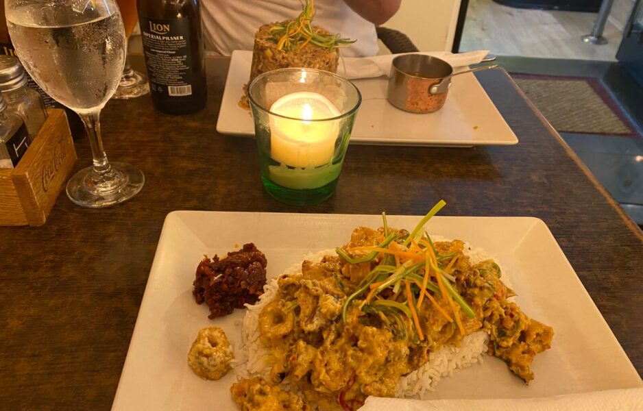 Sri lankan curry bowl