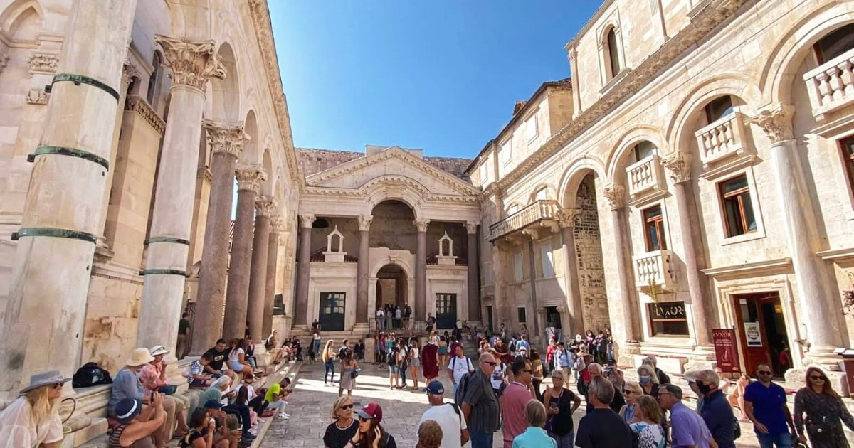 Diocletian's Palace in Split Old Town - header