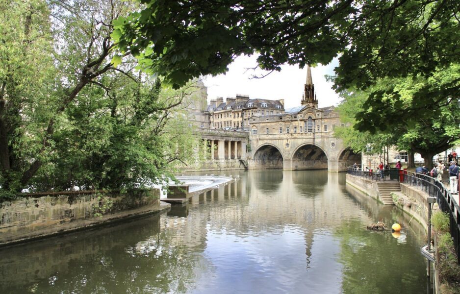 Gorgeous views over Bath, one of the best free things to do in somerset