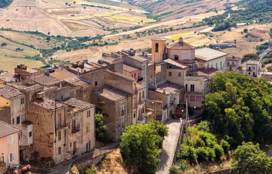 Historic towns of Sicily in Italy one of the warmest places in Europe in December