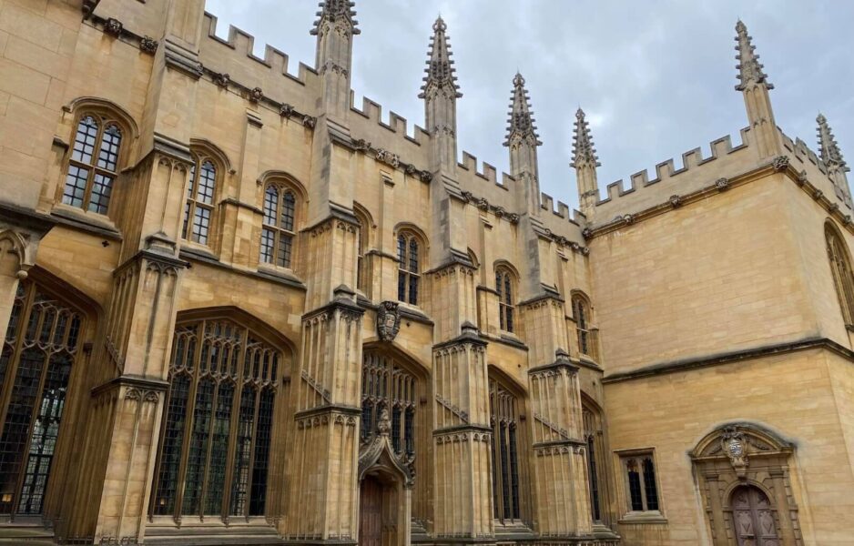 The beautiful Bodleian Library in Oxford
