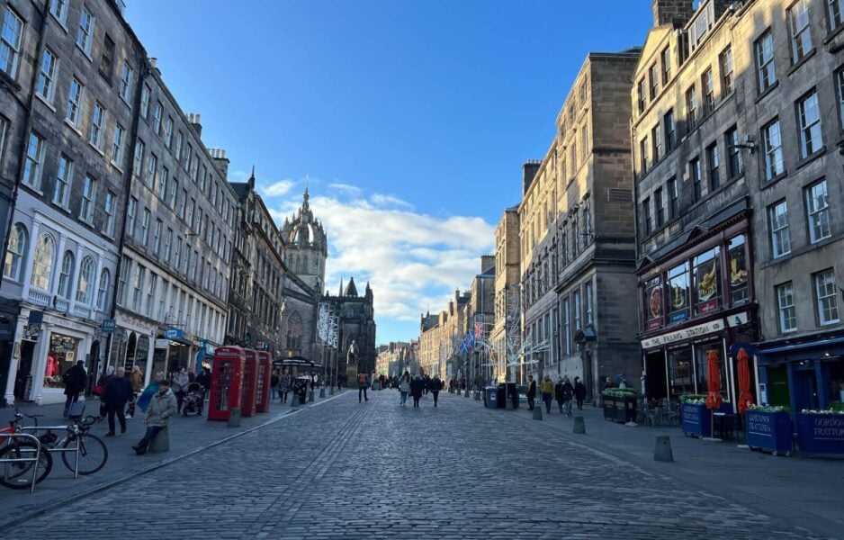 The Royal Mile in Edinburgh is one of the best things to see in the city