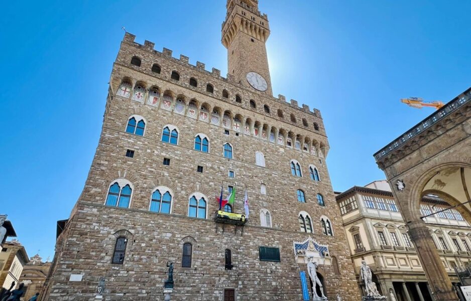 The beautiful Palazzo Vecchio in Florence