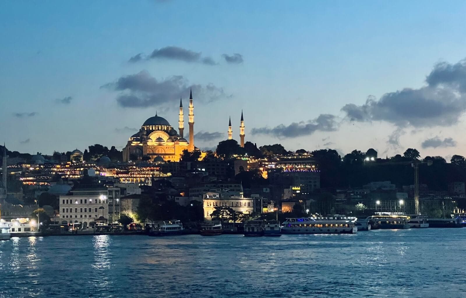 Istanbul views at night - Turkey Travel