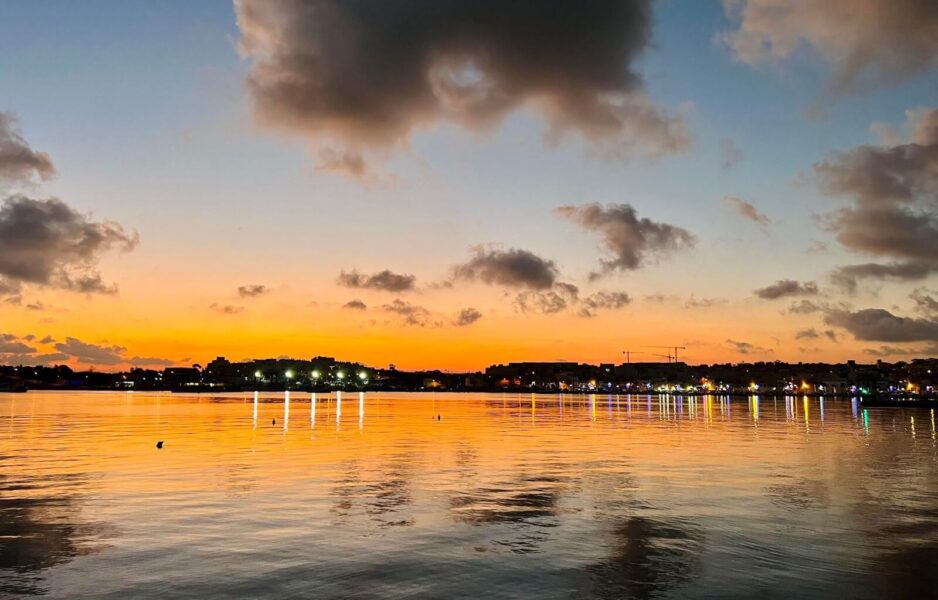 The stunning sunset over the ocean in Malta - there are so many wonderful things to do on this beautiful island