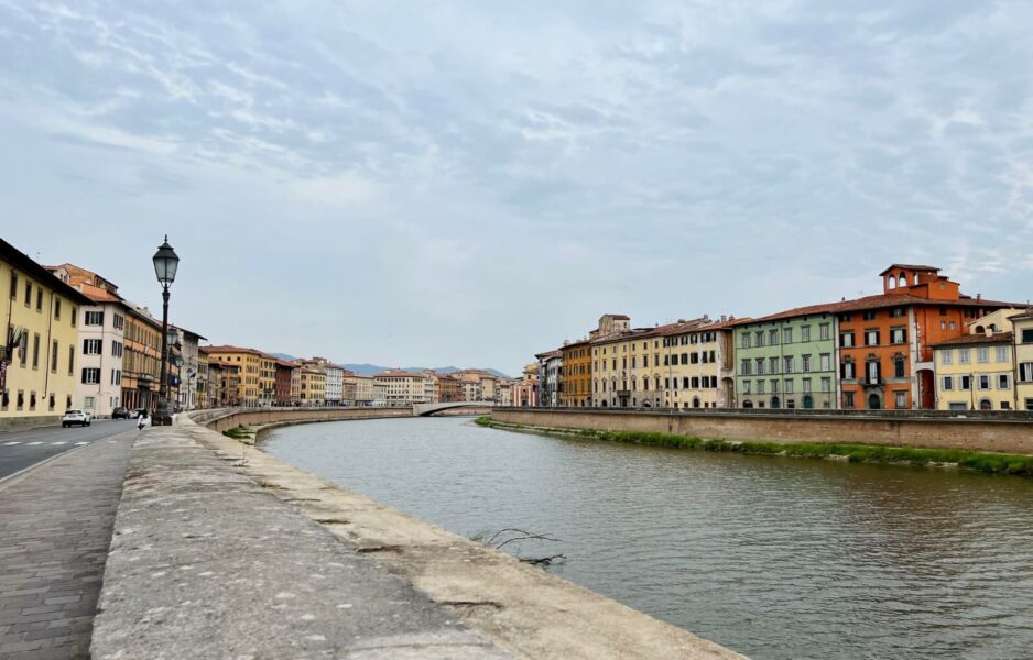 views along the river arno