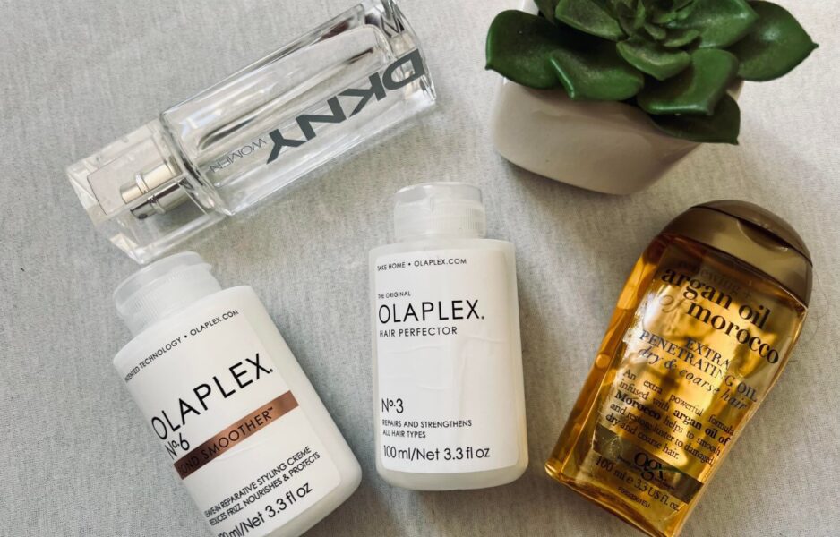 A few of my favourite hair products for a carry on packing list