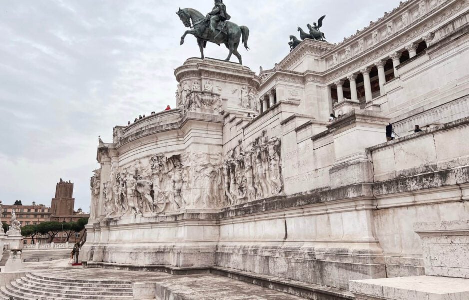 The statues on the Altar of the Fatherland