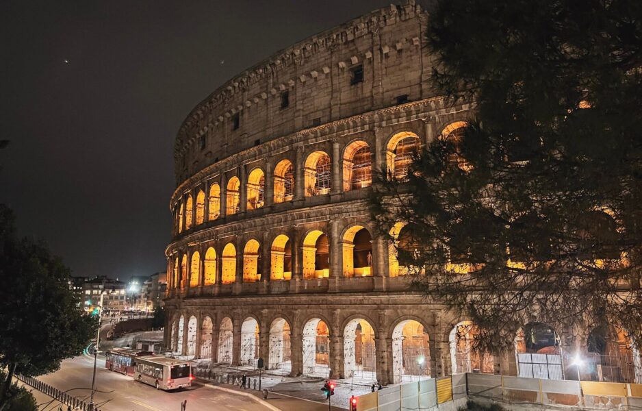 Rome at night