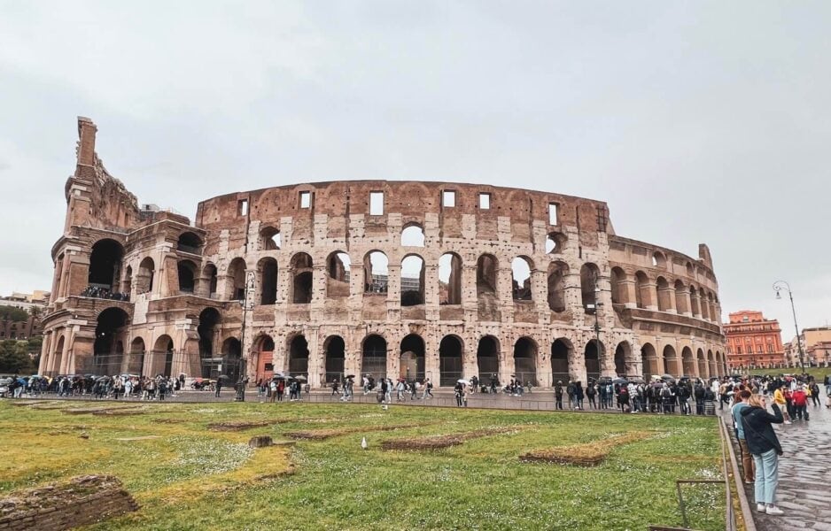 The Colosseum in the winter months