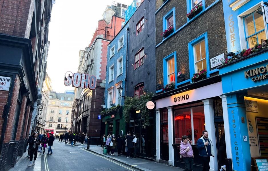 soho is one of the best places to stay in London