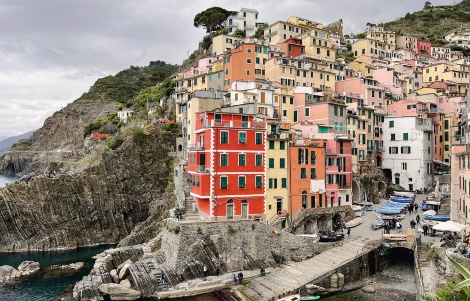 riomaggiore harbour views - one of the best things to do in cinque terre