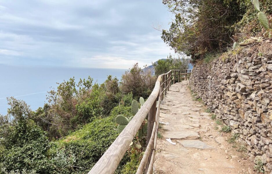 hiking path between the villages