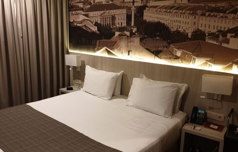 Our hotel in Lisbon that we booked via Booking.com