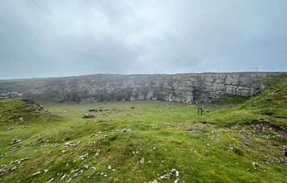 The Great Orme in the clouds