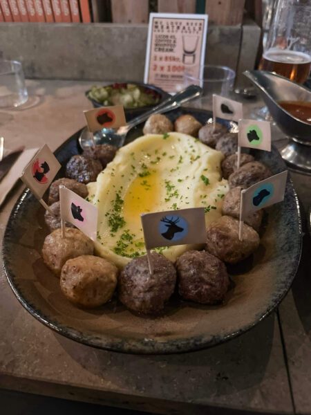 Meatballs at meatballs for the people, one of the best things to do in stockholm