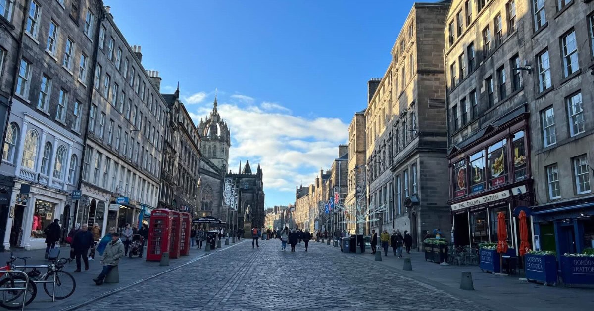 Edinburgh in winter