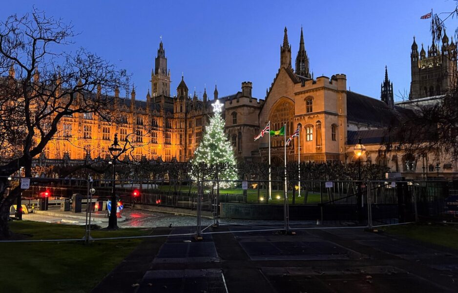 Christmas tree in London