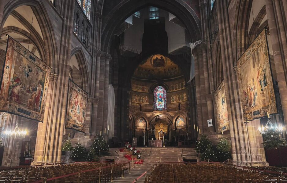 Inside strasbourg Cathedral