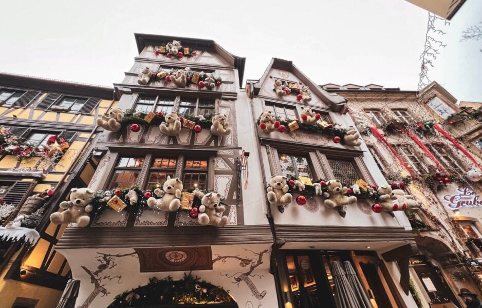 The famous teddy bear house in Strasbourg - one of the best things to do in Strasbourg