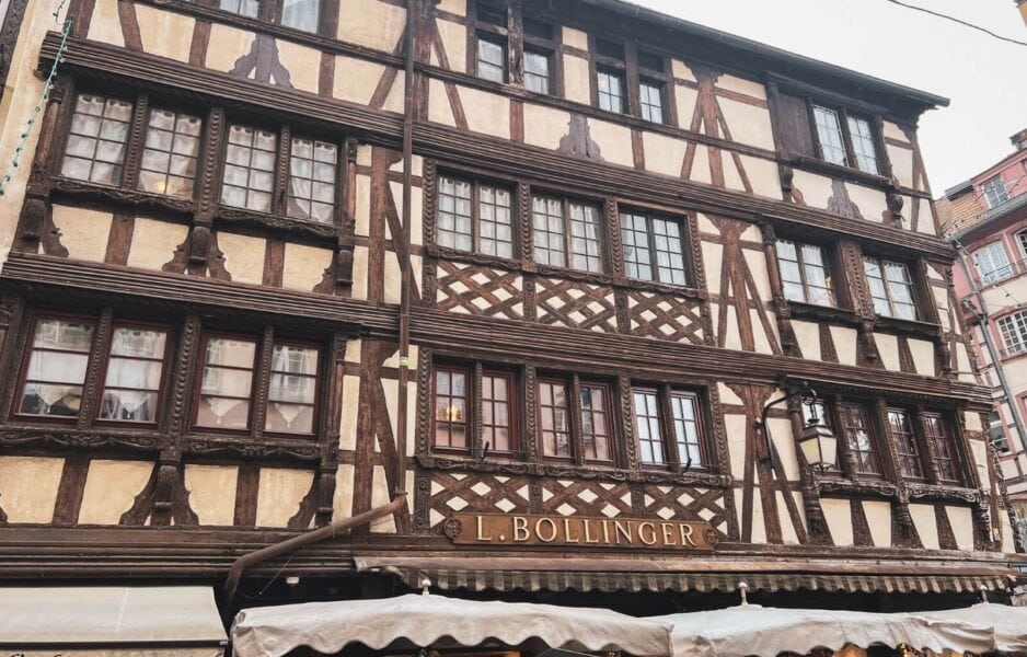 La Bollinger, one of the oldest buildings in Strasbourg
