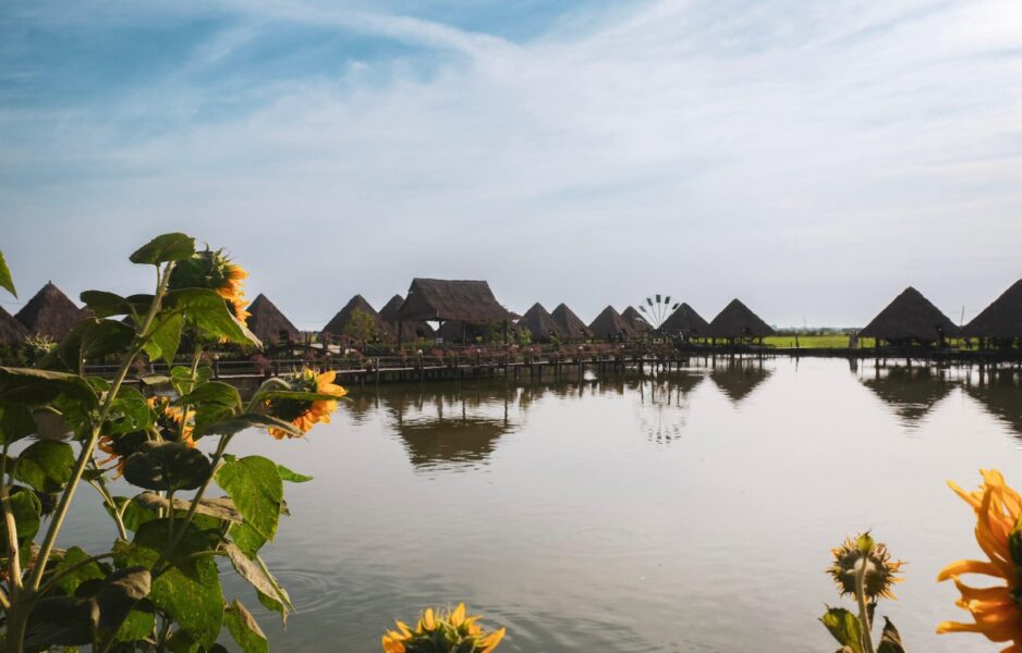 a traditional cambodian village
