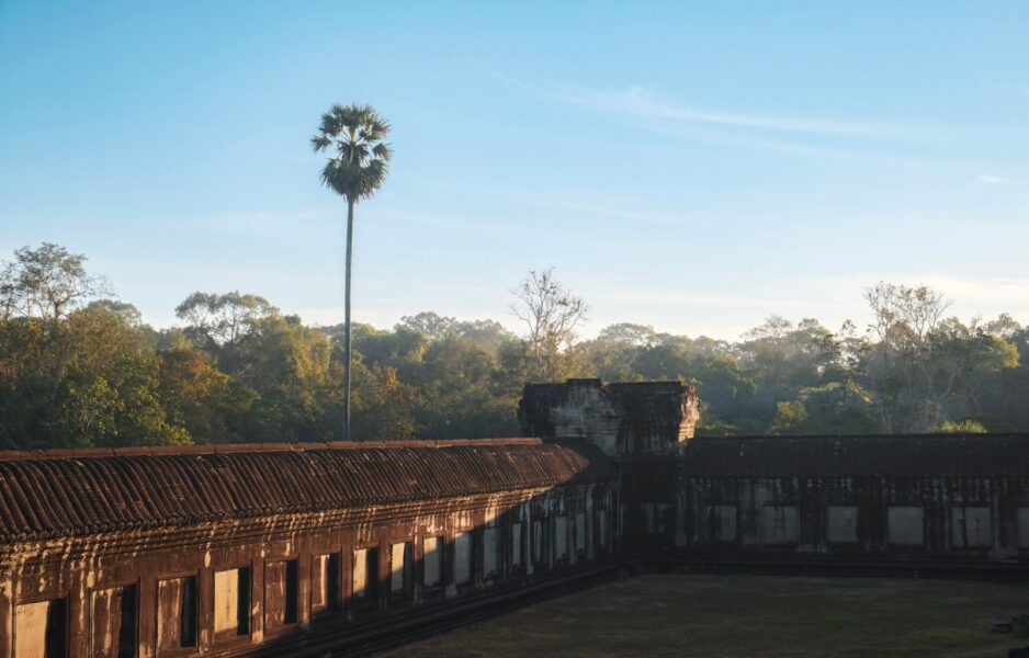 Views from the top of Angkor Wat in Cambodia