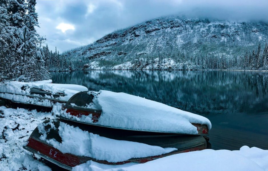 Jasper National park is one of the best places to visit in Canada in winter