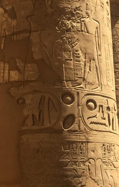 Hieroglyphs in Luxor
