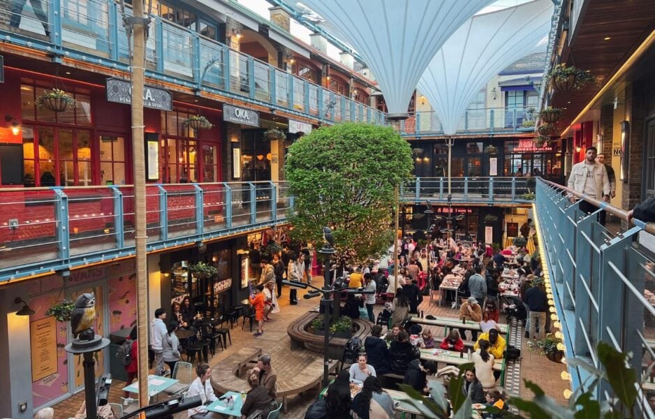 Kingly Court is a great place to grab dinner in London