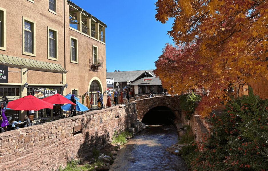 Telluride in Colorado in the autumn