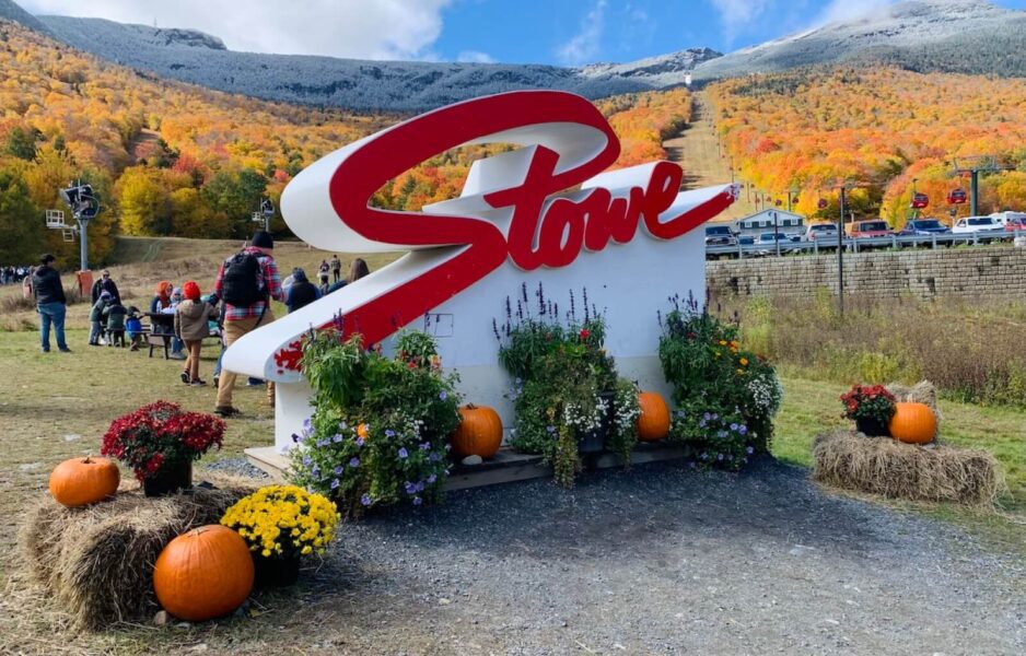 Stowe in Vermont in Autumn